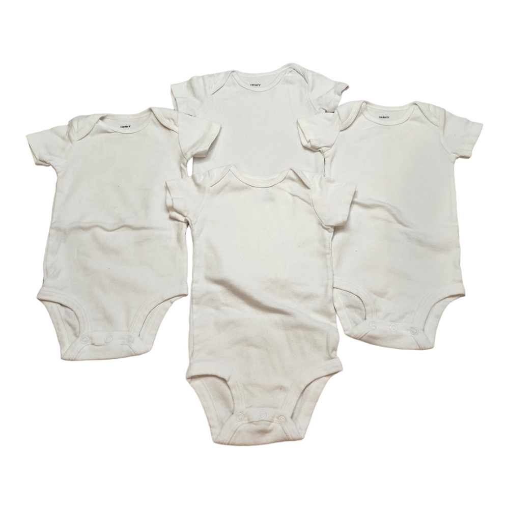 NWOT Carter's Short Sleeve Bodysuit 4pk 9M